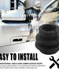 Rubber Caliper Slide Pin Bushing Kit With Seals Dustproof For Brake Calipers Rebuild Upgrade fitting on vehicle caliper