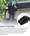 RV Awning End Cap Cover Replacement 643923 Compatible With Lippert Solera Awnings Front Idler And Motor Cover Black Installed