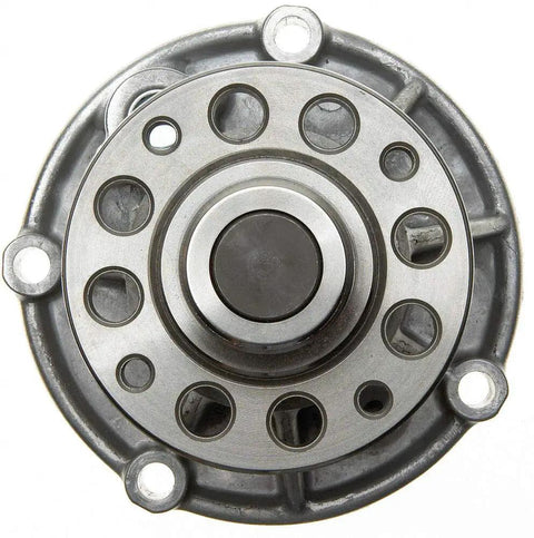 Front view of Premium Engine Water Pump Replacement For Cars And Trucks OE Exact Fit Beefed Up Performance With Leak Tested