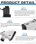 One Eighth Inch Pneumatic Valve 12V DC 3 Way 2 Position Electric Air Solenoid Valve details and benefits