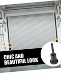 Sliding Barn Door Track Spacers Set With No Fuss Install Wall Hardware For Any Door Type Includes Pipe Clamps, Screws, And Expansion Tubes Heavy Duty Carbon Steel Mounting Kit with focus on screw detail.