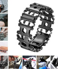 All In One Multitool Bracelet For Men With Pry Tool And Bottle Opener, 29 In 1 Stainless Steel Wristband For Outdoor Travel And Everyday Carry.