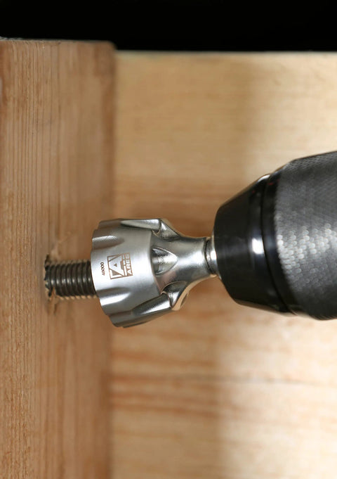 Three Piece External and Internal Rotary Deburring and Chamfer Tool Kit For Pipes and Fasteners Pro Grade Debur on wood