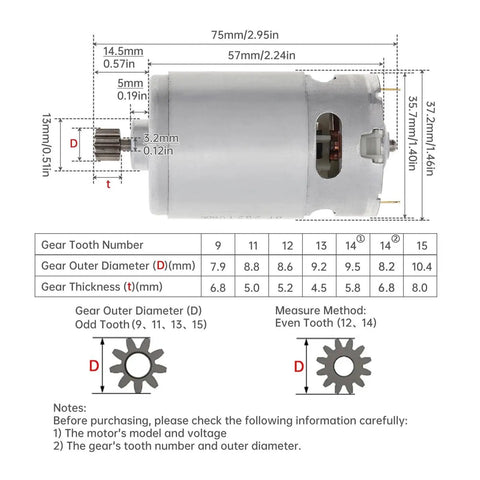 RS550 DC Electric Motor Delivering Sweet Torque And Slick Low Noise Operation Rock Solid Dust Resistant Housing With Standard Mounting For Hassle Free Continuous Power Across Multiple Voltages dimensions and gear specifications