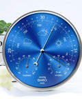 3 In 1 Wall Mounted Weather Station With Barometer Thermometer And Hygrometer Mechanical Movement No Battery Required