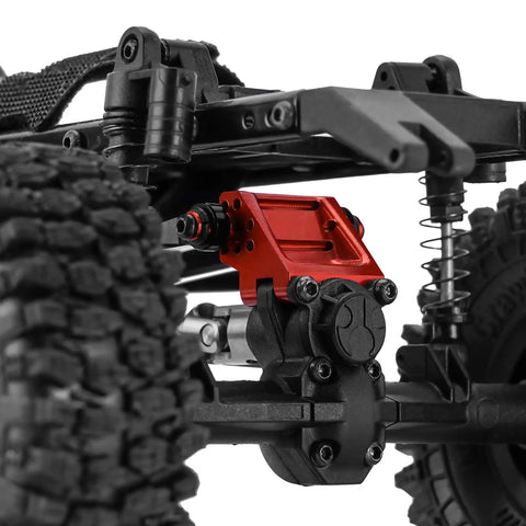 Rear Axle Truss Upper Link Mount For Axial SCX24 1 24 RC Crawler Upgrade Aluminum Adjustable Height CNC Machined Red Mount