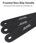 Close-up of frosted non-slip handles on Bike Cone Wrench Set 13mm 14mm 15mm 16mm For Tapered Hub Adjustment And Wheel Service Bicycle Spanner.