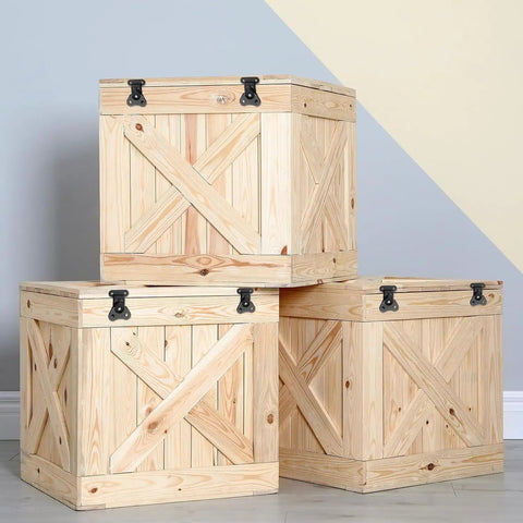Wooden crates with heavy duty butterfly twist latch and keeper set for flight cases, tool boxes, and guitar boxes, black metal closure.