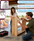 Professional 10 Piece Metric Hex Key Set In Cr-V Steel With Rust-Resistant Ring Holder for furniture repair and assembly