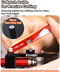 3 In 1 Hydraulic Brake Tool For Bikes Hose Cutter Needle Driver And 7 8mm Brake Line Wrench in use demonstrating precise cut