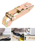 Two Sets Freezer Door Hinges With Springs For Chest Freezers, Heavy Duty Iron Construction With Outer Shell, easy install