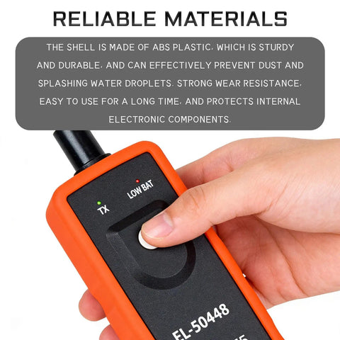 TPMS Relearn Tool for Most Vehicles OEC T5 Activation and Reset Tire Pressure Sensor Programming Orange Kit, ABS plastic