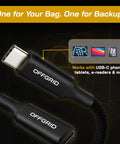 Lock Down Your Data With This USB C Data Blocker Adapter Stops Juice Jacking Cold Fast Charge Only Mode Black 2 Pack on black background.