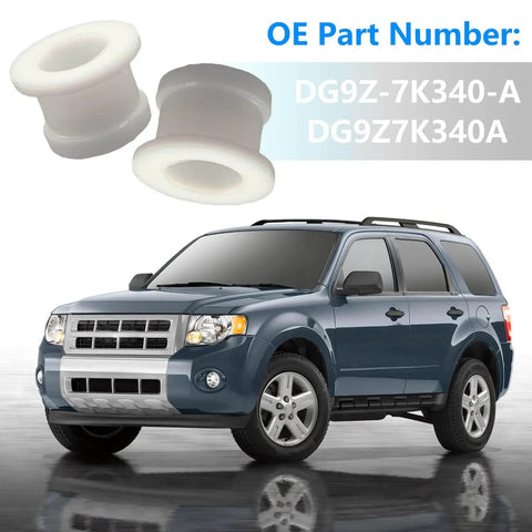 2 Pack Shifter Cable Bushing Kit for Ford Edge 2012-2020, Escape 2008-2019, Escape Hybrid 2008-2012, Explorer 2006-2018, C-Max 2013-2018, Everest 2006-2018, Automatic Transmission Shift Cable Linkage Bushing Replacement DG9Z-7K340-A shown with car