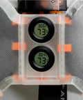Close-up of hygrometers in Spool Housing Kit for Lite Mini Filament Dryer A1 and A1 Mini Keeps Filament Dry with Four Hygrometers.