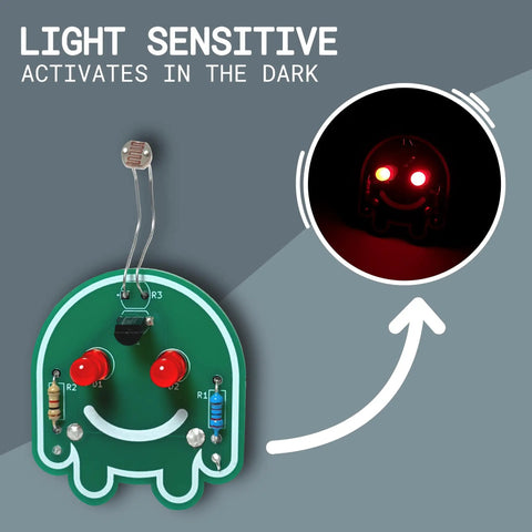 Hands On Soldering Kit For Beginners Build A Light Activated Night Light And Learn Electronics Basics with circuit board image