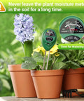 3 In 1 Soil Moisture Light pH Tester For Indoor And Outdoor Plants No Battery Needed Hydrometer Plant Probe Kit in pot
