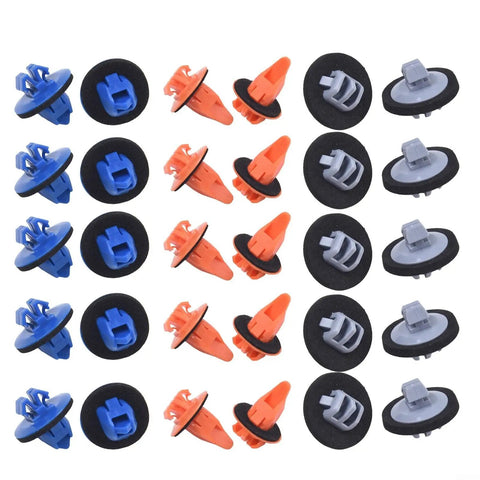Body Molding Clips Kit With Sealers 30 Pack For 2003-2011 Toyota 4Runner And FJ Cruiser Door Trim And Body Molding Repair DIY Friendly Includes Assorted Plastic Clips And Sealer Set Directly Replaces 75397-35010 And 75495-35010, assorted plastic clips