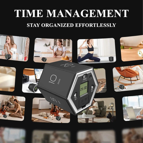 Flip Timer For Kitchen And Home With Quick Presets 1 5 10 25 30 60 Minutes Clear LCD Display Magnetic Stand And Suction Silent Alarm Modes Handy Gift For Study Office Gym And Cooking.