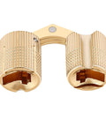 Polished Brass Hidden Cabinet Hinges 12mm Cylindrical Concealed Hinges With 180 Degree Opening Close-up View