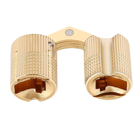 Polished Brass Hidden Cabinet Hinges 12mm Cylindrical Concealed Hinges With 180 Degree Opening Close-up View