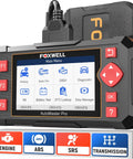OBD2 Car Scanner NT604 Elite Easy To Use Out Of The Box ABS SRS And Transmission Diagnostic Tool displaying main menu screen.