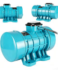 Beefed Up Heavy Duty Concrete Vibrator Motor 1100W 1500W 2200W Three Power Levels 220V Single Phase Industrial Vibration Motor With Speed Controller For Concrete Tables Blue, blue metal motor