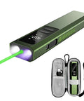 1300 Lumen Rechargeable EDC Flashlight With UV Light Green Beam Side Flood Light And Digital Display Magnetic Pocket Light