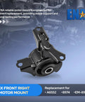 Front right motor mount from Engine And Transmission Mount Set Of Five For Honda Accord 1998 1999 2000 2001 2002 With V6 3.0L And Acura TL 1999 3.2L Replacement For OEM A6592 A6552 A4507 A6582 A6579 Durable Performance.