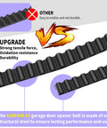 Comparison of 8 ft garage door opener belt with focus on Heavy Duty Replacement Drive Belt Kit for LiftMaster 41A5434-13