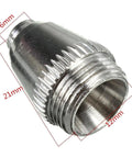 Heavy Duty Plasma Torch Consumables Kit With Two Premium Cups And Secure Brackets For Smooth Industrial Cutting On Steel Auto Parts, detailed view of plasma torch cup with measurements.