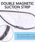Double magnetic suction strip for Magnetic EV Charger Port Cover, designed to adhere firmly and protect against water.