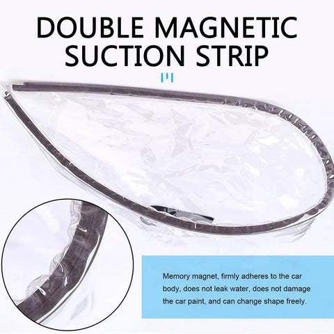 Double magnetic suction strip for Magnetic EV Charger Port Cover, designed to adhere firmly and protect against water.