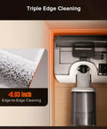All In One Cordless Vacuum Mop For Hard Floors With 20000Pa Suction Wet Dry Cleaning Edge To Edge Self Cleaning Electric Mop detail