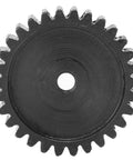 Beefy Steel RC Servo Spur Gear Set With 24 Tooth Internal Spline Module 0.8 High Strength Replacement Gears, front view
