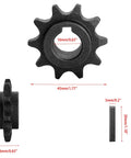 Ten Tooth Front Sprocket For Five Eighth Inch Bore Chain Fits 196cc 200cc 212cc Go Karts And Mini Bikes Like Coleman KT196 CK196 GK200