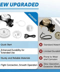 Upgraded Washer Shift Actuator And Pulley Clutch Kit With Easy Install Drive Belt Replacement For Front And Top Load Washers