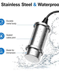 Portable Handheld Ultrasonic Cleaner, Smooth 40KHz Deep Clean For Rings Glasses And Fresh Produce, 120W Smart Digital Timer waterproof stainless steel.