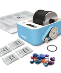 Deluxe Rock Tumbler Kit For Kids And Beginners Turn Rough Rocks Into Shiny Gems With 20 Stones, 4 Grits And Gem Case