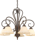 Homestead Rubbed Bronze Chandelier With Warm Tea Stone Glass For Dining Room Ceiling Light And Light Fixtures Ceiling Mount