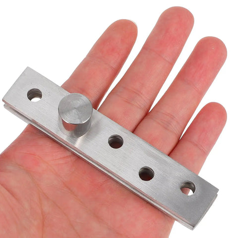 Heavy Duty Stainless Steel Door Pivot Hinge With Concealed Top And Bottom Mount For 180 Degree Rotation in hand