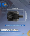 Ambient Air Temperature Sensor For Hyundai Elantra Kia Forte Direct Drop In Swap shows size dimensions of 30.2mm x 29.3mm.