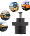 Straight Up Heavy Duty 250 Cc Hydraulic Motor Compatible With Parker Tf Series, showing front view and mounting features.
