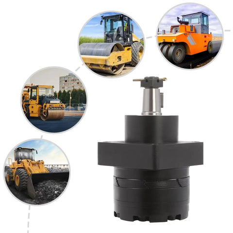 Straight Up Heavy Duty 250 Cc Hydraulic Motor Compatible With Parker Tf Series, showing front view and mounting features.