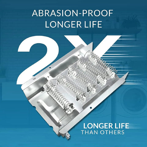 Durable Dryer Heating Element Replacement For WED4815EW1 And 110 Series Models, abrasion-proof design, 240V 5400W