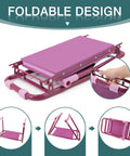 Fold Away Garden Kneeler And Seat With Tool Pouch 2 In 1 Stool for easy kneeling or sitting, lightweight and portable, foldable design