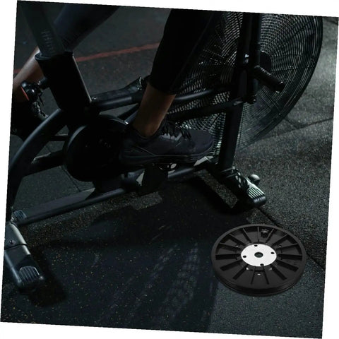 Exercise Bike Belt Discs For Workouts And Pulley System Dynamic Cycling Belt Wheel Home Gym Accessory Durable ABS Construction With Wide Bike Compatibility near stationary bike.