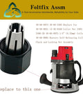 Replacement Collet Nut For Quarter Inch Collets And Router Systems Fits 2485-20 2486-20 48-66-2485 48-66-2486 image