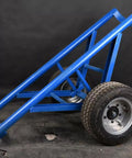 Premium Power Pole Transporter Single Hand Dolly Hauler Rig For Cement Bags And Electrical Hardware Tow Behind Trailer side view