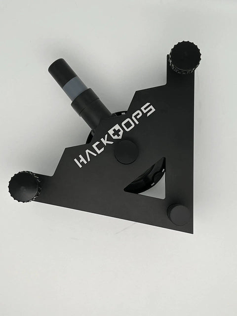 Top view of Windshield Repair Bridge And Injector Kit For Rock Chip Restoration Pro DIY Friendly Auto Glass Tool with Durable Aluminum Base.